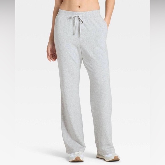 All In Motion Women’s Modal French Terry Flare Sweatpants ~ Gray ~ Size S - Picture 3 of 5